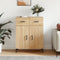vidaXL - Dressoir - 69,5x34x90 - cm - bewerkt - hout - sonoma - eikenkleurig