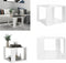 vidaXL - Salontafel - 40x40x30 cm - bewerkt hout - wit