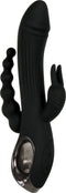 Evolved - Trifecta Rabbit Vibrator - Zwart