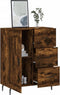 vidaXL - Dressoir - 69,5x34x90 - cm - bewerkt - hout - gerookt - eikenkleurig