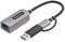 Startech.com C21GA-USB-ETHERNET - USB-C naar Ethernet Adapter - Gigabit RJ45 - USB-A Dongle