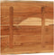 vidaXL - Tafelblad - vierkant - natuurlijke - rand - 60x60x3,8 - cm - acaciahout