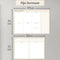 Urban State Magnetische Weekplanner - Planner Magnetisch - Uitschrijfbaar - Pastel
