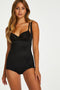Hunkemöller Body Shapewear - Corrigerende body - Gladde lijnen - Zwart - Maat S