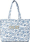 Oilily Sanny - Shopper - Dames - Crossbody - Ritssluiting - Blauw - One Size