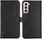 Selencia Galaxy S22 Plus - Echt Lederen Bookcase - 3 Pashouders - Zwart