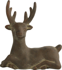 Non-branded Decoratiebeeld Hert Marvin 21,5 Cm Aardewerk Bruin