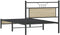 vidaXL - Bedframe - zonder - matras - hout - sonoma - eikenkleurig - 100x190 - cm