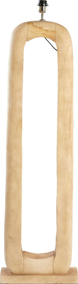 Light & Living Vloerlamp Kelafo - Mangohout - 125cm - Naturel - excl. kap
