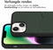 Accezz iPhone 14 - Back Cover - Premium Leather Card Slot - Groen
