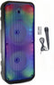 Verlichte Karaokeluidspreker - INOVALLEY - KA25-FIRE - Bluetooth V5.0 - 64 cm - 850 W - Zwart