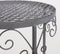 Mica Decorations Provence Plantentafel voor Buiten - Set van 3 - H43 x Ø35 cm - Grijs