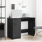 vidaXL - Zwarte - Eiken - Bureau - - - 100x50x75 - cm - - - Gemaakt - van - Bewerkt - Hout
