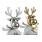 Kerstversiering DKD Home Decor Metaal Rendier (14 x 13 x 27 cm) (2 pcs)