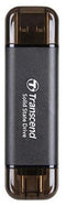 Transcend ESD310 - Externe SSD 256GB - USB-A 3.2 Gen 2 en USB-C - Zwart