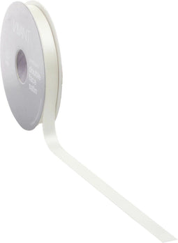 Satijn lint 16 mm creme op rol van 25 meter
