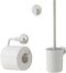 Tiger Urban Toiletaccessoireset - Toiletborstel met houder - Toiletrolhouder zonder klep - Handdoekhaak - Wit
