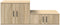 vidaXL - Opbergkast - Sonoma - Eik - 108x41x40 - cm - van - Houtcomposiet