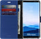Accezz Hoesje Geschikt voor Samsung Galaxy Note 8 Hoesje Met Pasjeshouder - Accezz Wallet Softcase Bookcase - Donkerblauw