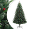 vidaXL - Kunstkerstboom - met - scharnieren - en - rode - bessen - 120 - cm
