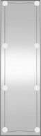 vidaXL - Wandspiegel - met - LED's - rechthoekig - 30x100 - cm - glas