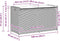 vidaXL - Opbergbank - met - kussen - voor - buiten - 100 - cm - poly - rattan - zwart
