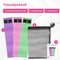 Nuvance Weerstandsbanden Set - 3 Delige Set - E-book met oefeningen - Roze Paars Groen (3 stuks)