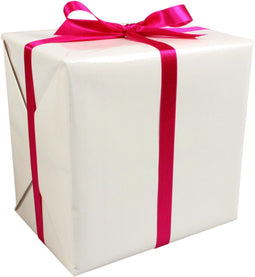 Cadeaupapier - 50cm - 200m - Uni´s - wit