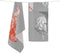 Set van 2 theedoeken Artichoke | Blanc