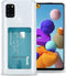 iMoshion Hoesje Geschikt voor Samsung Galaxy A21s Hoesje Met Pasjeshouder - iMoshion Softcase Backcover met pashouder - Transparant