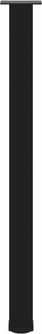 vidaXL - Salontafelpoten - 4 - st - 110-112 - cm - staal - zwart
