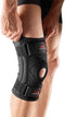 McDavid Kniebandage - Kniesteun met klittenband - Zwart - Maat XXL