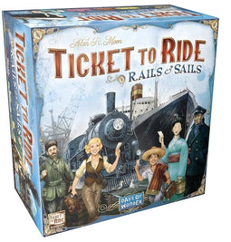 Days of Wonder Ticket to Ride - Rails & Sails - Bordspel met trein- en scheepvaartroutes