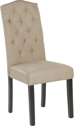 Set van 2 eetkamerstoelen SHIRLEY Beige