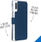Accezz Hoesje Geschikt voor Samsung Galaxy A70 Hoesje Met Pasjeshouder - Accezz Xtreme Wallet Bookcase - Blauw
