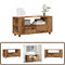 vidaXL - Tv-meubel - met wielen - 102x34,5x43 cm - bewerkt hout - oud hout