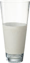 J-Line vaas Delph - glas - transparant/wit - medium - 45 cm hoog