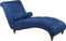 MURET - Chaise longue - Blauw - Symmetrisch - Polyester