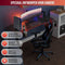 Avalo Gaming Bureau - 100x60x75 CM - Z-vormige constructie - Zwart