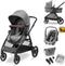 Maxi-Cosi Zelia S Trio - 3-in-1 Kinderwagen met Autostoeltje en Luiertas - Grey