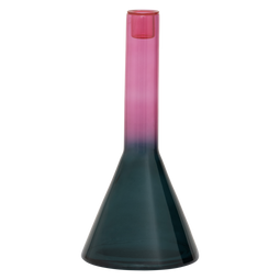 Urban Nature Culture - Kaarsenhouder Frisk - Gerecycled glas - Groen (Ø 13 * 27 CM)