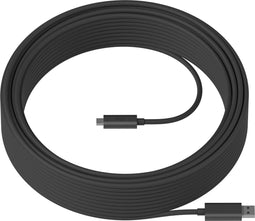 Logitech 939-001802 - USB A naar USB C Kabel - 25 m - Zwart