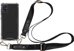 iMoshion Hoesje Geschikt voor Samsung Galaxy A51 Hoesje Met Koord - iMoshion Backcover met strap - Transparant