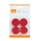 Nobo - Magneet nobo 38mm rood 4 stuks