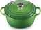 Le Creuset Braadpan Signature - Gietijzer - Ø 24 cm / 4,2 Liter - Groene Emaille Bamboo Edition