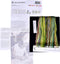 Thea Gouverneur - Borduurpakket met telpatroon - 424.05 - Voorgesorteerde DMC Garens - Wilde kruiden - Zwart Aida - 35 cm x 46 cm - DIY Kit