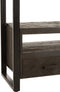 J-Line Grub TV kast - hout & metaal - zwart - woonaccessoires