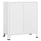vidaXL - Ladekast - industrieel - 78x40x93 - cm - metaal - wit
