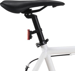 vidaXL - Fiets - met - vaste - versnelling - 700 - c - 51 - cm - wit - en - blauw