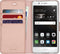 Accezz Hoesje Geschikt voor Huawei P9 Lite Hoesje Met Pasjeshouder - Accezz Wallet Softcase Bookcase - Roze